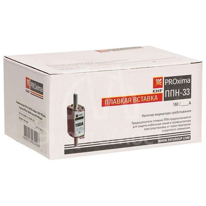 Вставка плавкая ППН-33 160/16А габарит 0 PROxima EKF fus-33-0/160/16