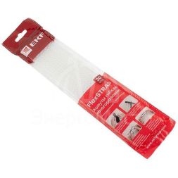 Хомут гибкий многоразовый бел. FlexSTRAP (уп.20шт) PROxima EKF plc-fs-wr