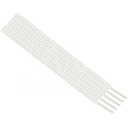 Хомут гибкий многоразовый бел. FlexSTRAP (уп.20шт) PROxima EKF plc-fs-wr