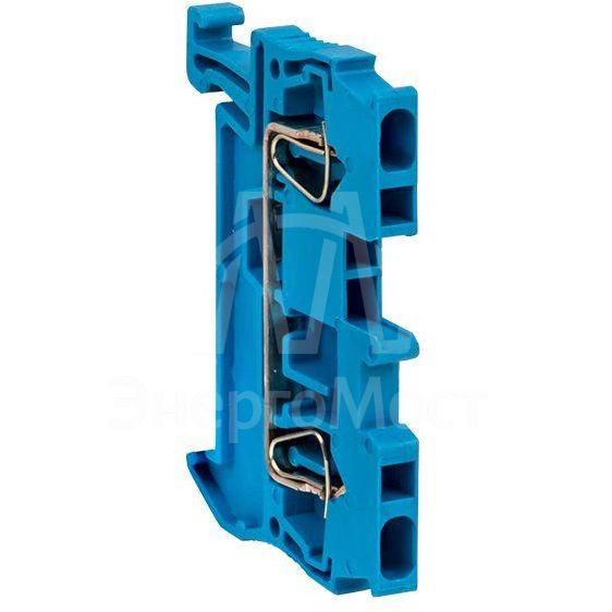 Колодка клеммная JXB-ST-1.5 17.5А самозажимная син. EKF plc-jxb-st-1.5-blue