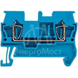 Колодка клеммная JXB-ST-1.5 17.5А самозажимная син. EKF plc-jxb-st-1.5-blue
