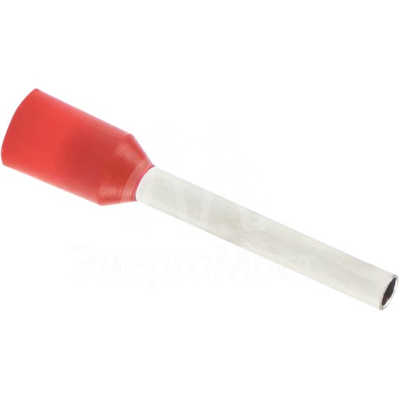 Наконечник штыревой втулочный изол. НШвИ 1.0-12 (уп.50шт) EKF nhvi-1.0-12