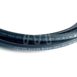 Кабель нагрев. саморег. 16Вт/м с экраном 220В сертификат Ex 16AWG (термопласт) EXTHERM SLL16-2CR