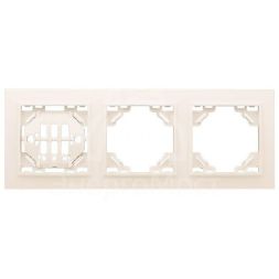 Рамка 3-м Минск горизонтальная беж. EKF ERM-G-303-20