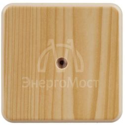 Коробка распаячная ОП 75х75х20 IP20 КМ41212-04 (6 клем. 6кв.мм) сосна IEK UKO10-075-075-020-K34