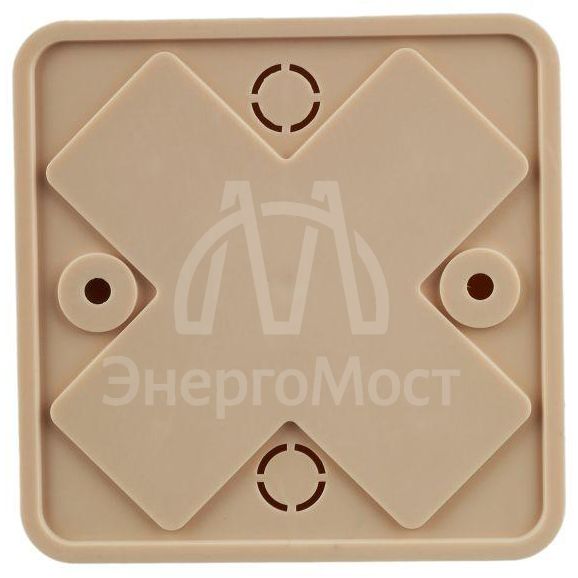 Коробка распаячная ОП 75х75х20 IP20 КМ41212-04 (6 клем. 6кв.мм) сосна IEK UKO10-075-075-020-K34