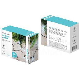 Светильник светодиодный Каскад Летний Дождь 6.9м IP65 садовый с выносной солнечн. панелью 2м и аккумулятором холод. бел. Lamper 602-249