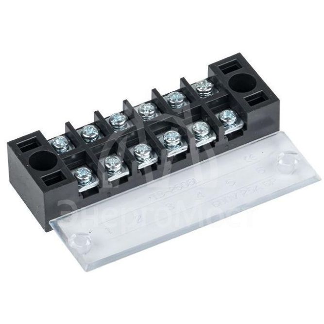 Терминал клеммный TB-2506 до 2.5кв.мм 25А 6 клеммных пар EKF tb-2506