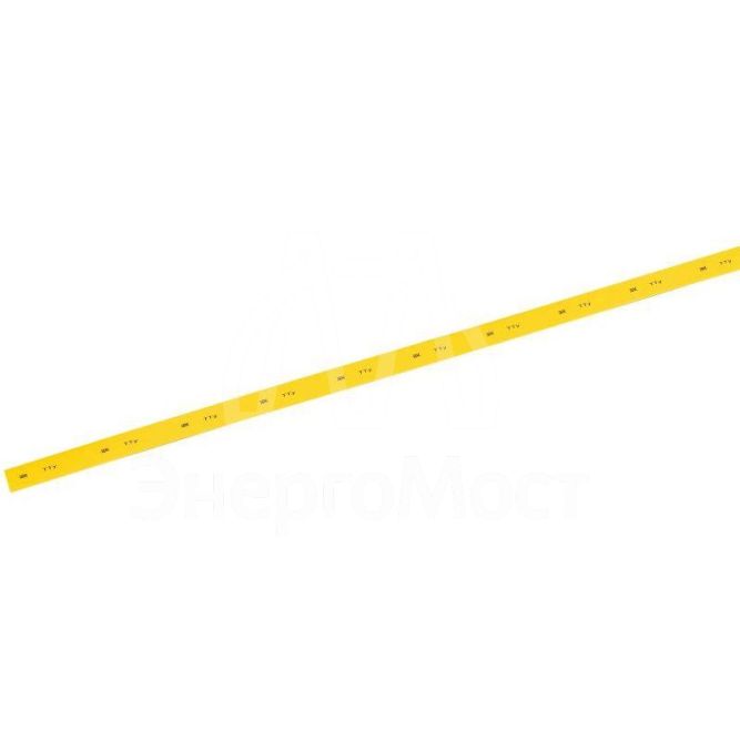 Трубка термоусадочная ТТУ 10/5 желт. 1м IEK UDRS-D10-1-K05