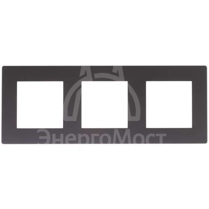 Рамка 3-м Simon24 графит 2400630-038