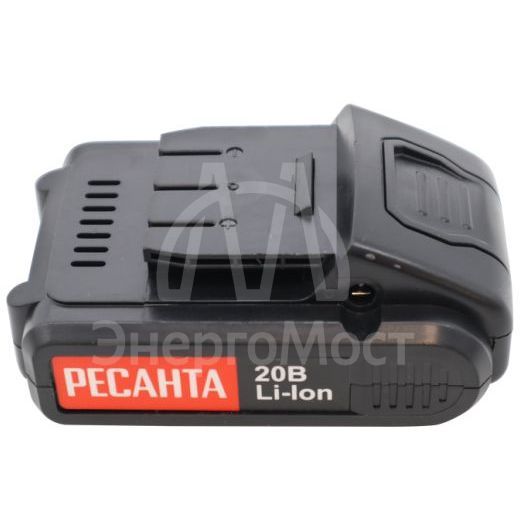 Дрель-шуруповерт аккумуляторная Ресанта ДА-20-2ЛК (2,0 А/ч)
