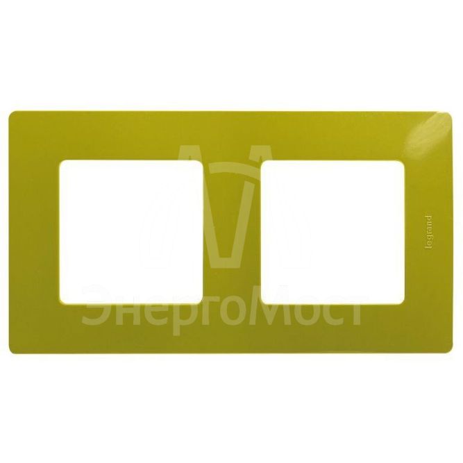 Рамка 2-м Etika зел. папоротник Leg 672542