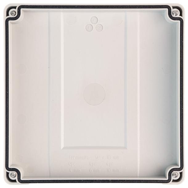 Коробка распределительная 140х140х76мм IP66 в комплекте с клеммным рядом 10х10кв.мм 76А сер. Extherm JB-100-GR