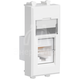 Розетка компьютерная 1мод. Avanti &amp;quot;Белое облако&amp;quot; RJ-45 модульная кат.6 DKC 4400291