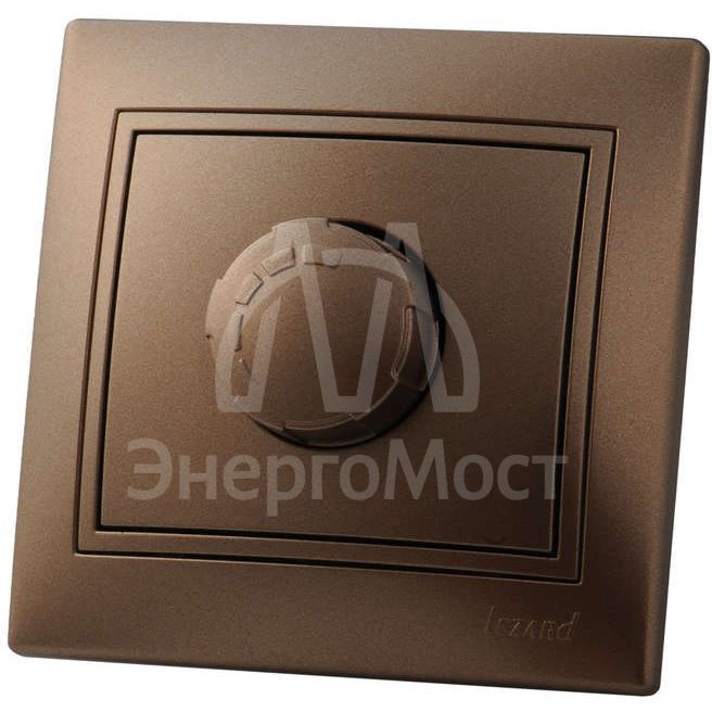 Светорегулятор СП 800Вт Мира свет. корич. перламутр LEZARD 701-3131-115
