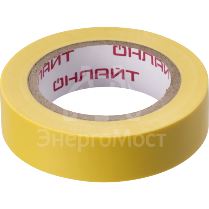 Изолента ПВХ 61 879 OIT-B15-10/Y желт. ОНЛАЙТ 61879