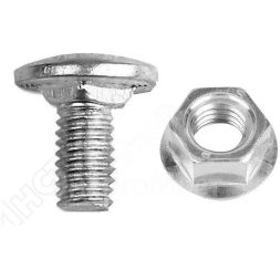 Комплект соединительный (винт М6х10 DIN 603 + гайка М6 DIN 6923) (уп.100шт) Промрукав PR08.2408