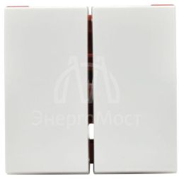 Выключатель 2-кл. 2мод. СП 10А IP20 ВК1-22-00-П бел. PRIMER IEK CKK-40D-VD2-K01