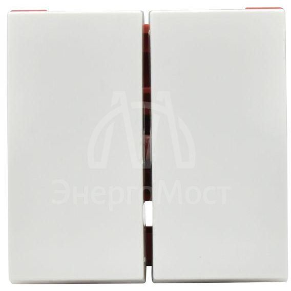 Выключатель 2-кл. 2мод. СП 10А IP20 ВК1-22-00-П бел. PRIMER IEK CKK-40D-VD2-K01