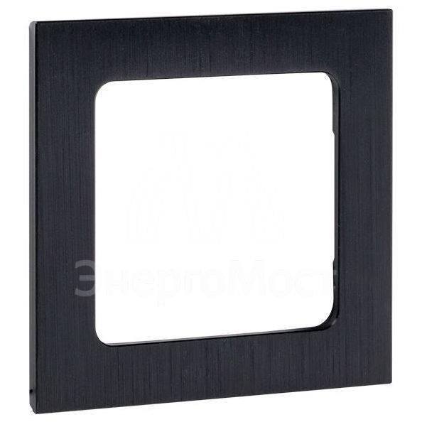 Рамка 1-м Стокгольм металл. черн. PROxima EKF EZM-G-302-10