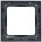 Рамка 1-м Стокгольм металл. черн. PROxima EKF EZM-G-302-10