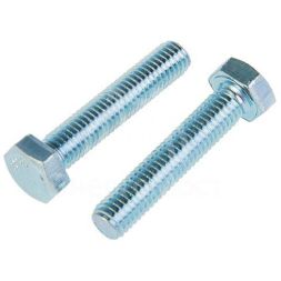 Болт DIN933 с шестигранной головкой М6х60 оцинк. (уп.10шт) Tech-KREP 102963