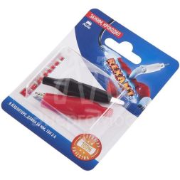 Зажим &amp;quot;крокодил&amp;quot; 5А 56мм в изоляторе (блист.2шт) Rexant 06-0141-A2