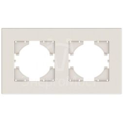 Рамка 2-местн. City беж. GUSI С1112-003