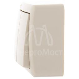 Выключатель 2-кл. 1п ОП Viola 10А IP20 крем. LEZARD 751-0300-101