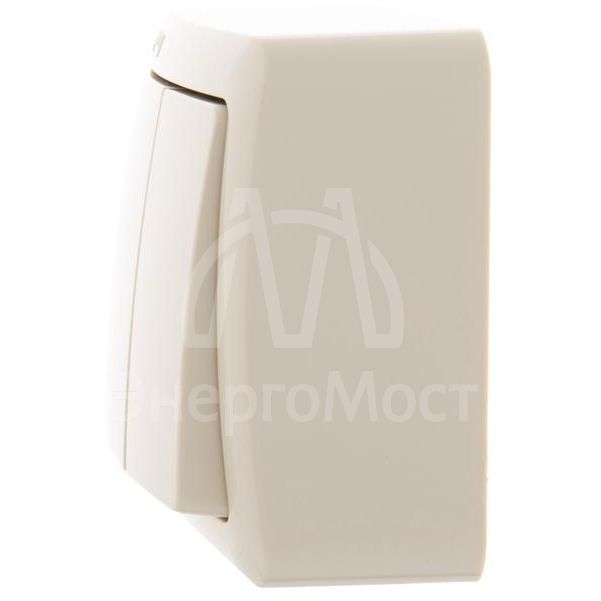 Выключатель 2-кл. 1п ОП Viola 10А IP20 крем. LEZARD 751-0300-101