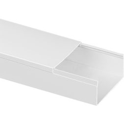 Кабель-канал 80х40 L2000 пластик бел. TOKOV ELECTRIC TKE-KK-80-40-2000-WH