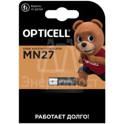 Элемент питания алкалиновый A27/MN27/8LR732 12В (блист.1шт) Specialty Opticell 5070002