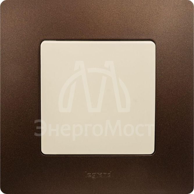 Механизм выключателя 1-кл. СП Etika 10А IP20 250В 10AX безвинт. зажимы сл. кость Leg 672301