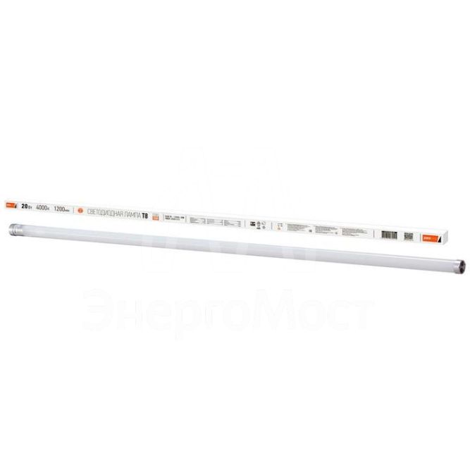 Лампа светодиодная PLED T8-1200GL 20Вт линейная 4000К бел. G13 1600лм 220-240В JazzWay 1032515