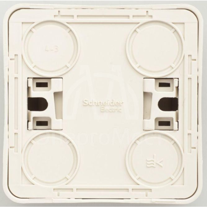 Розетка 1-м ОП Этюд 16А IP20 250В без заземл. защ. шторки крем. SE PA16-002K