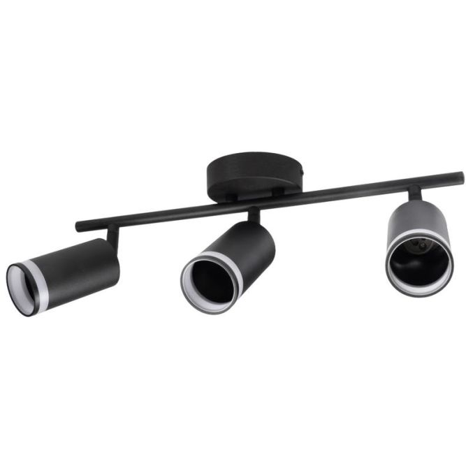 Светильник PCL-0103 3xGU10 IP20 230В BL настен./потолочн. декор. под лампу JazzWay 5066427