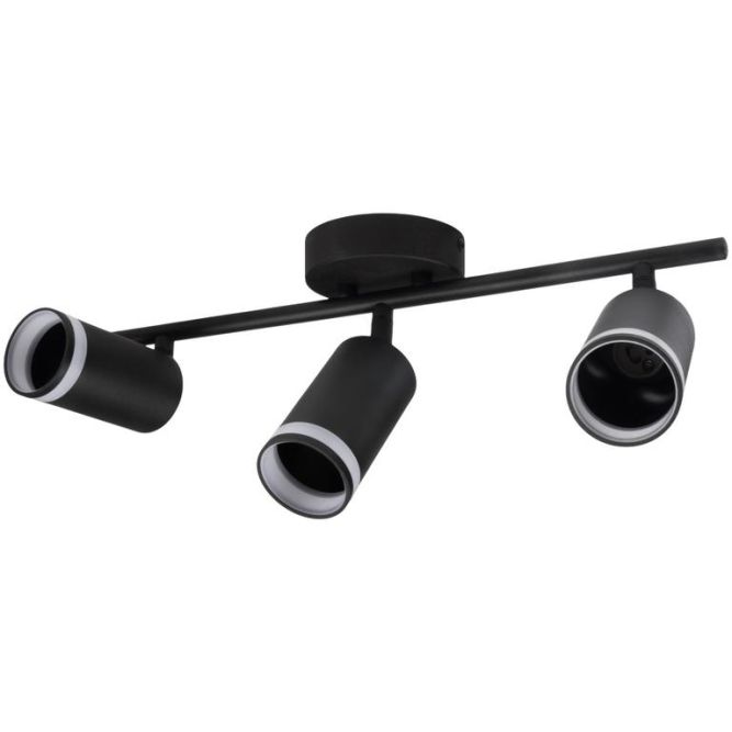 Светильник PCL-0103 3xGU10 IP20 230В BL настен./потолочн. декор. под лампу JazzWay 5066427