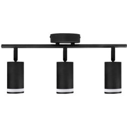 Светильник PCL-0103 3xGU10 IP20 230В BL настен./потолочн. декор. под лампу JazzWay 5066427
