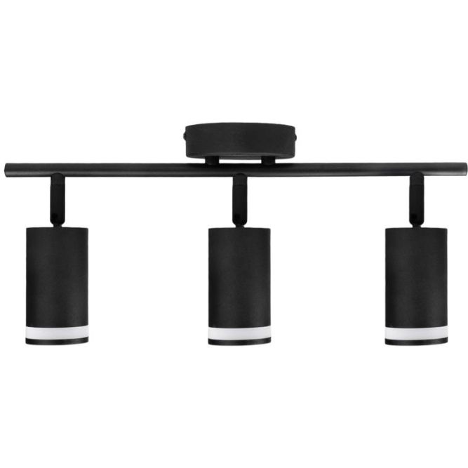 Светильник PCL-0103 3xGU10 IP20 230В BL настен./потолочн. декор. под лампу JazzWay 5066427