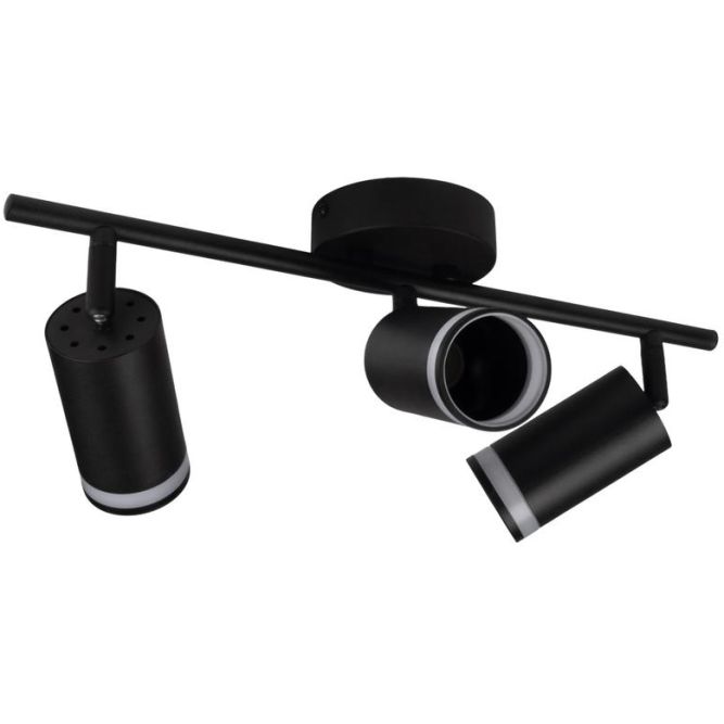 Светильник PCL-0103 3xGU10 IP20 230В BL настен./потолочн. декор. под лампу JazzWay 5066427