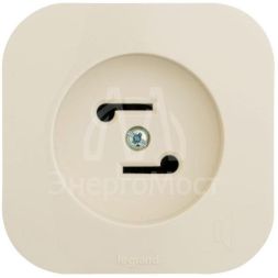 Розетка радиотрансляционная 1-м ОП Quteo сл. кость Leg 782249