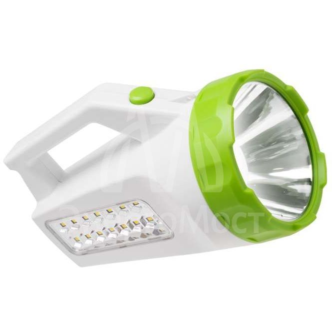 Фонарь светодиодный аккум. 3Вт LED+16хSMD2835 3 режима 4В 1.2А.ч Космос KOCAccu678Ex