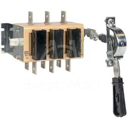 Выключатель-разъединитель ВР32У-37A71240-R 400А 2 напр. с дугогасит. камерами с передней смещенной рукояткой MAXima EKF uvr32-37a71240-r