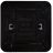 Выключатель 2-кл. ОП Олимп 10А IP20 черн. Universal 2213