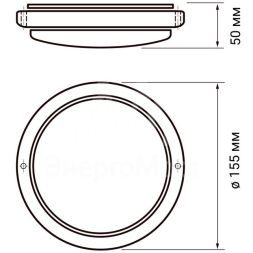 Светильник светодиодный PBH-PC2-RS SENSOR 8Вт 4000К IP65 (аналог НПП) JazzWay 2852113
