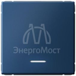 Выключатель 1-кл. ArtGallery (сх. 1а) 10AX с подсветкой механизм аквамарин SE GAL001113