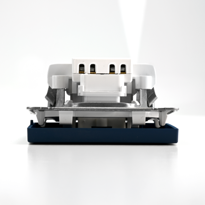 Выключатель 1-кл. ArtGallery (сх. 1а) 10AX с подсветкой механизм аквамарин SE GAL001113