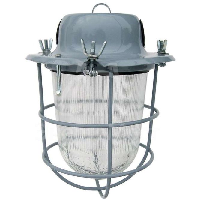 Светильник НСП 09-200-002 &amp;quot;Транзит&amp;quot; IP51 корпус с решеткой серый Элетех 1005550283