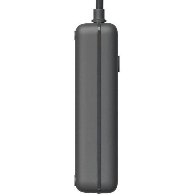 Удлинитель с сетевым фильтром 3х1.5м 10А 4USB + 2USBC 2500Вт ПВС 3х1 прямоуг. черн. КОСМОС FKsm1.5m-3gPF(B)USB