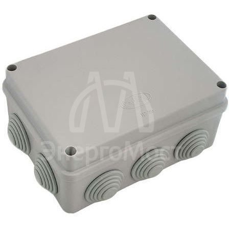 Коробка распределительная ОП 150х110х70мм IP55 крышка на винтах сер. ГУСИ С3В1510 Евро